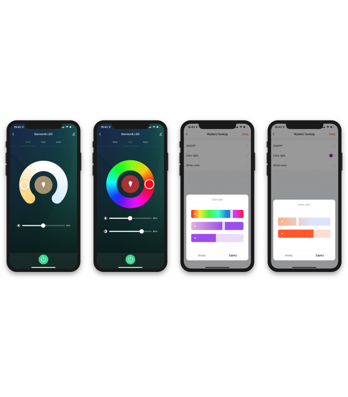 Sterownik ZigBee do taśm LED kompatybilny z Philips Hue TUYA ConBee