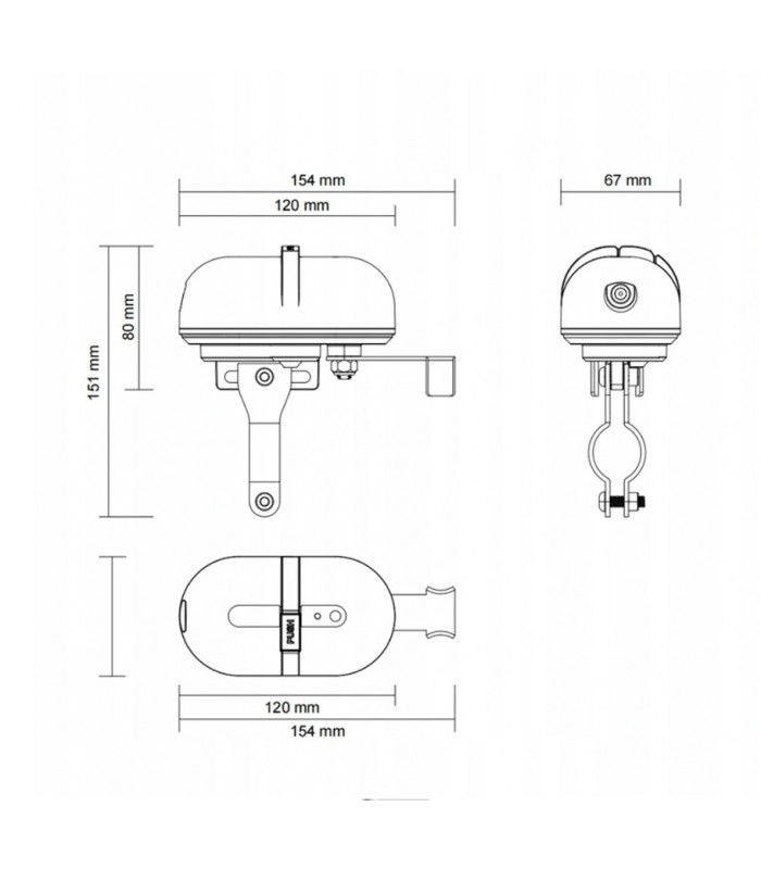 Siłownik ZigBee TUYA do zaworu wody gazu