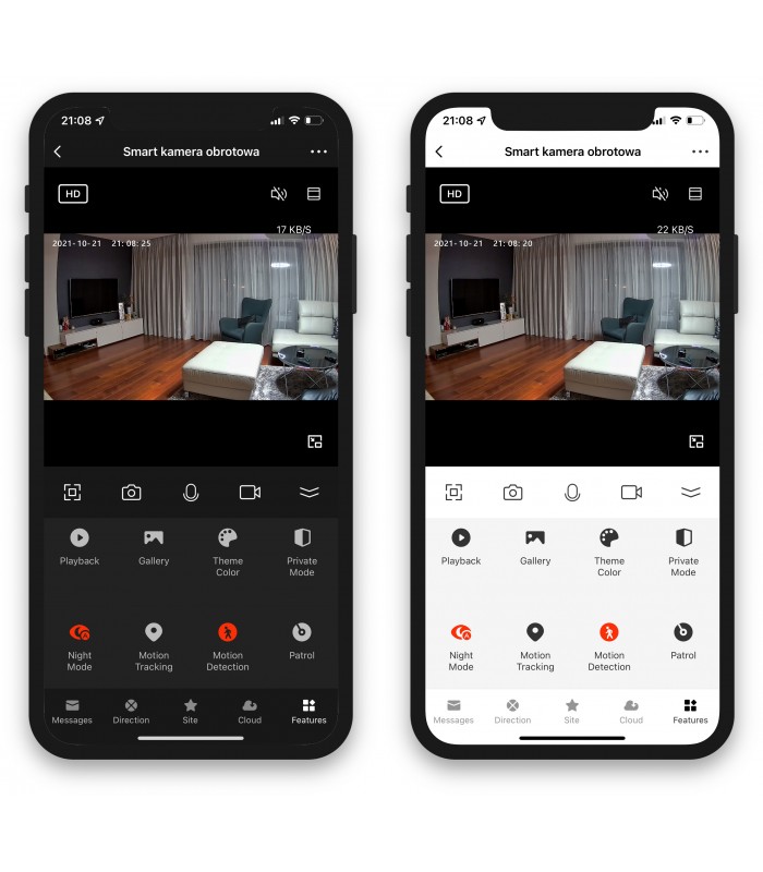 Obrotowa kamera WiFi PTZ 360° FULL HD 1080P TUYA