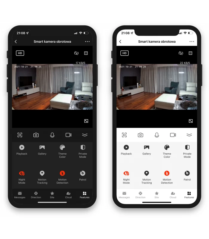 Obrotowa kamera WiFi PTZ 360° FULL HD 1080P TUYA