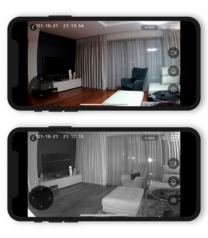 Obrotowa kamera WiFi PTZ 360° FULL HD 1080P TUYA