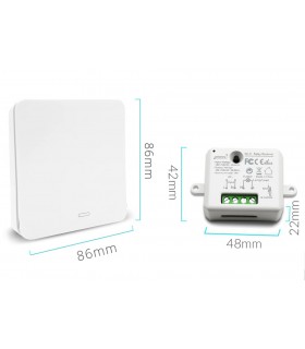 Przekaźnik WiFi TUYA z bezbateryjnym włącznikiem