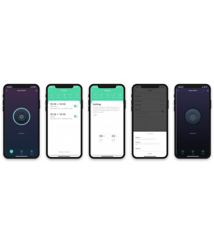 Przekaźnik WiFi TUYA z bezbateryjnym włącznikiem