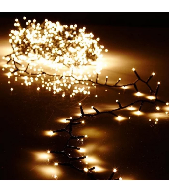 Inteligentne lampki choinkowe, łańcuch 200 LED, 20m, WiFi Tuya