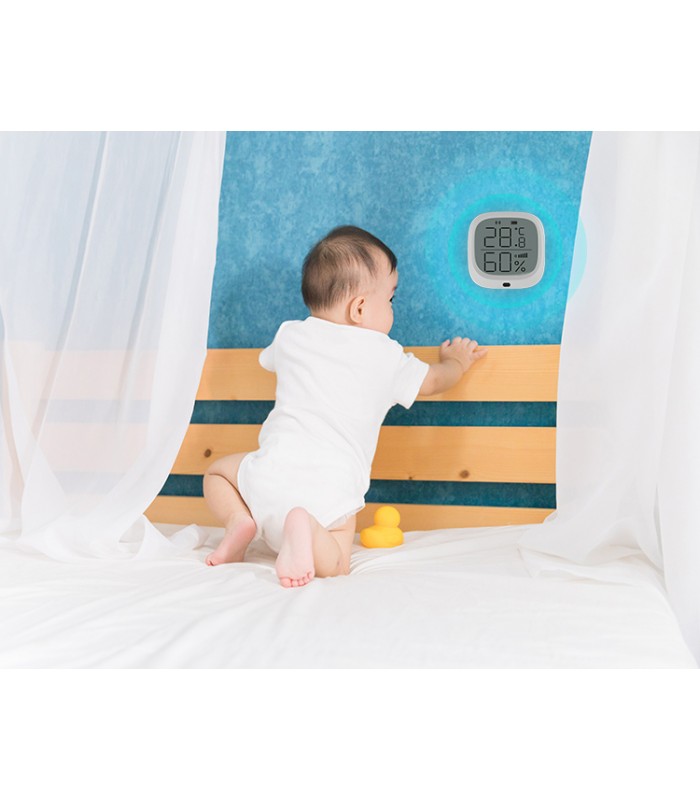 Czujnik natężenia światła, temperatury i wilgotności ZigBee Tuya