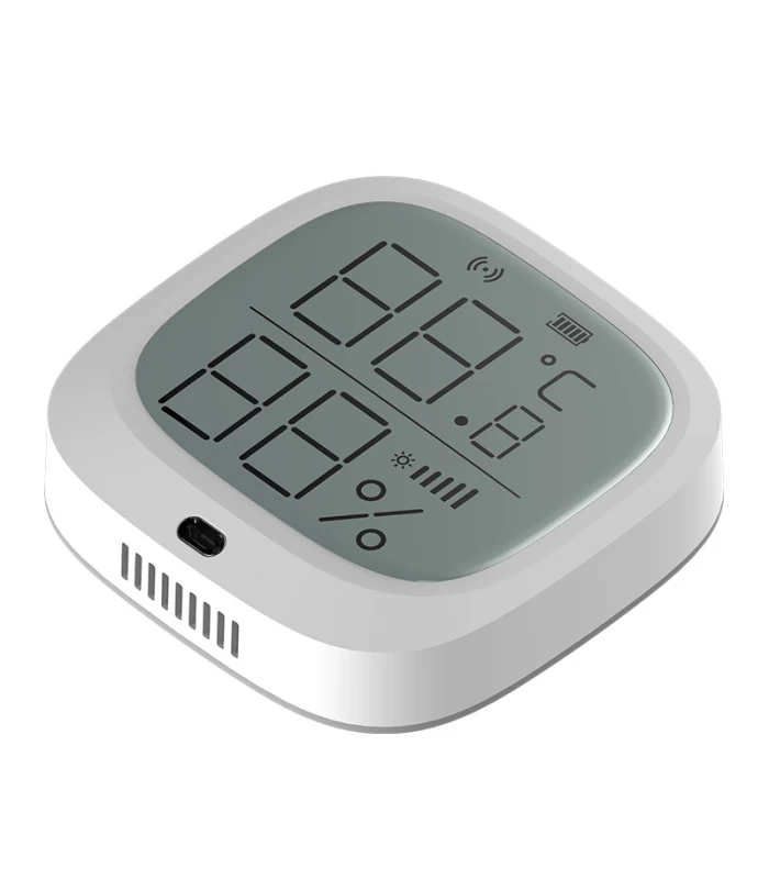 Czujnik światła temperatury i wilgotności ZigBee Tuya