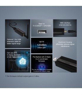 Sonoff ZBDongle ZigBee 3.0 USB Dongle Plus uniwersalny mostek ZigBee