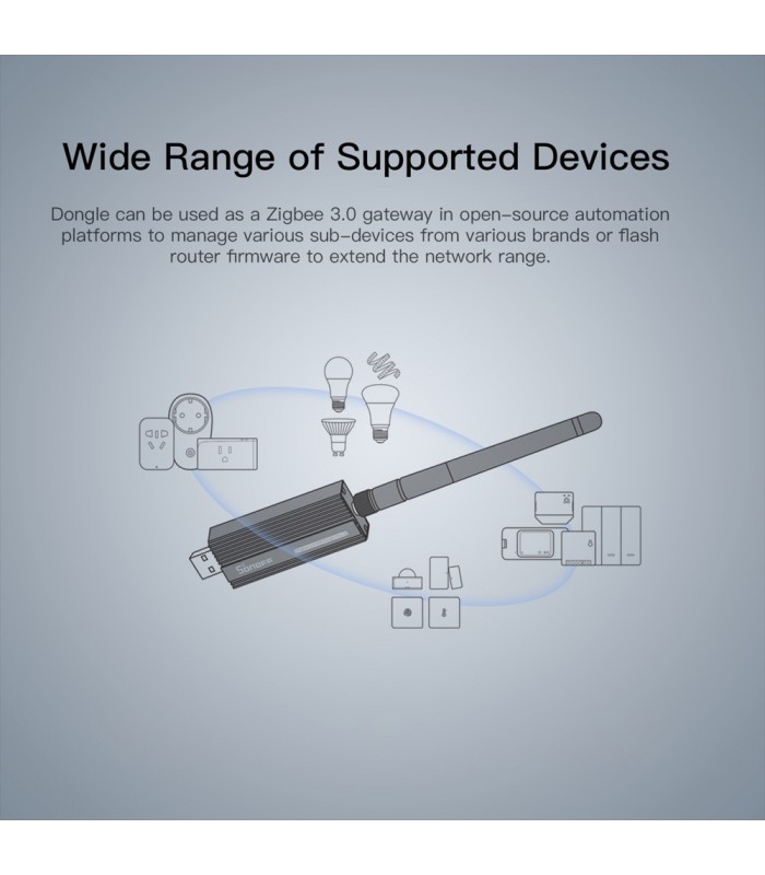Sonoff ZBDongle ZigBee 3.0 USB Dongle Plus uniwersalny mostek ZigBee