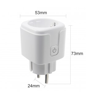 Bezprzewodowa wtyczka ZigBee z pomiarem prądu 3680W do aplikacji TUYA