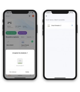Podwójny przekaźnik WiFi do puszki TUYA Smart Life