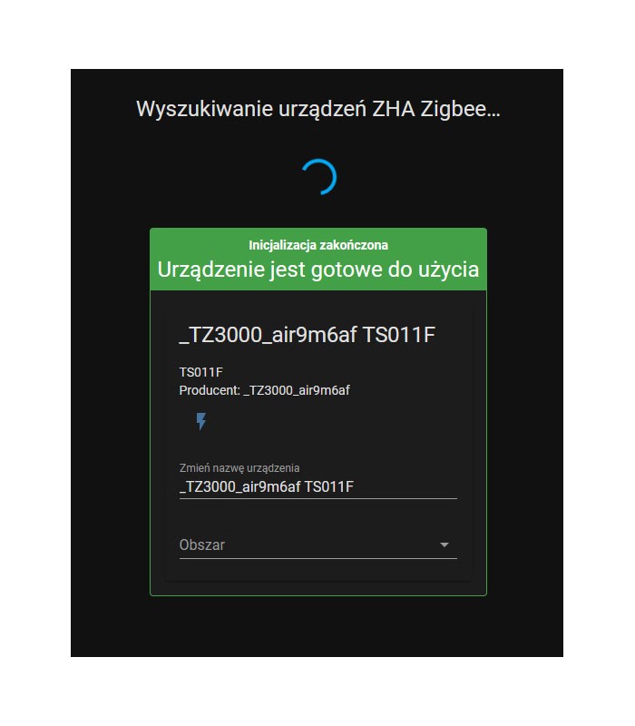 Listwa zasilająca ZigBee TUYA z 2 portami USB 2.4A