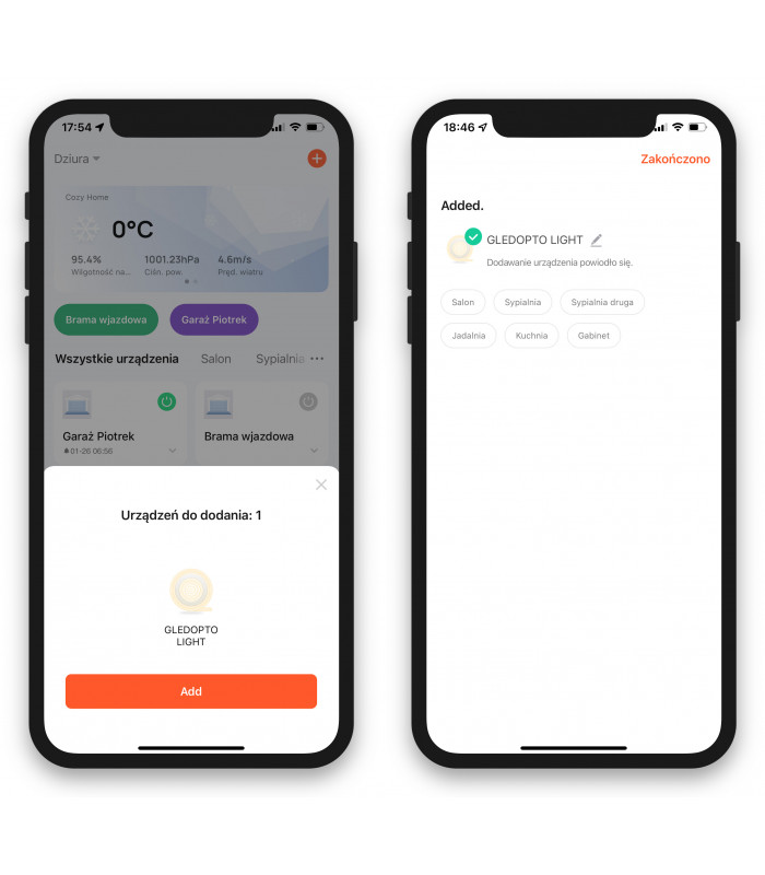 Ściemniacz sterownik WiFi do taśm LED TUYA Smart Life GL-C-009W