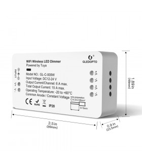 Ściemniacz sterownik WiFi do taśm LED TUYA Smart Life GL-C-009W