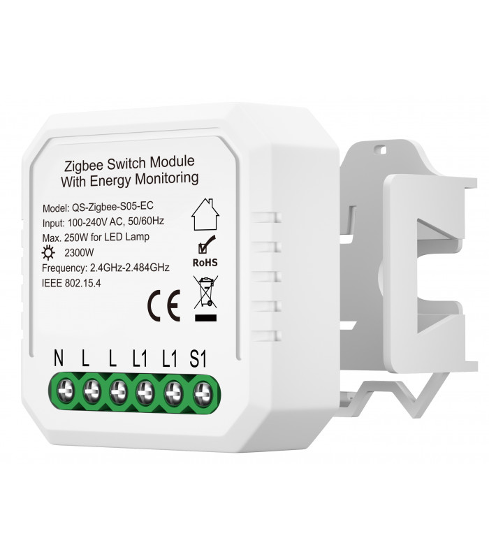 Przekaźnik ZigBee TUYA z pomiarem prądu 10A 2300W