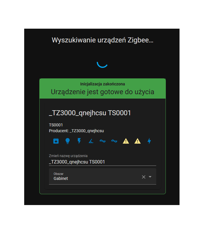 Przekaźnik ZigBee TUYA z pomiarem prądu 10A 2300W