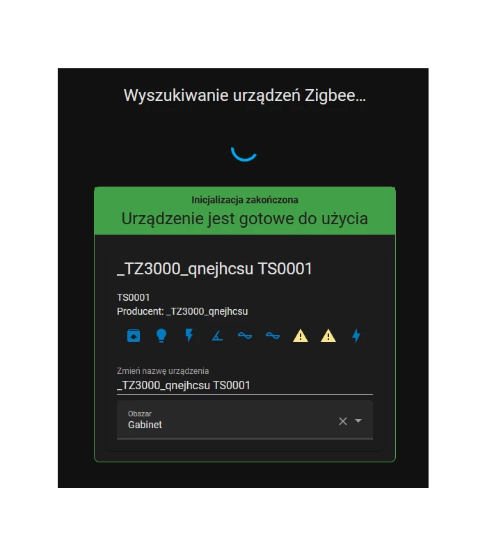 Przekaźnik ZigBee TUYA z pomiarem prądu 10A 2300W