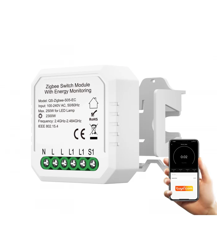 Przekaźnik ZigBee z pomiarem prądu