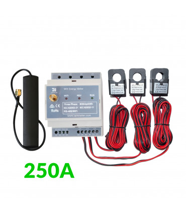 Trójfazowy miernik licznik energii prądu WiFi PV