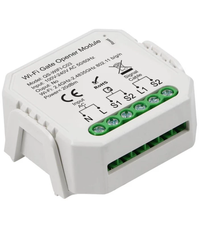 Sterownik bramy garażowej i przesuwnej TUYA WiFi z czujnikiem