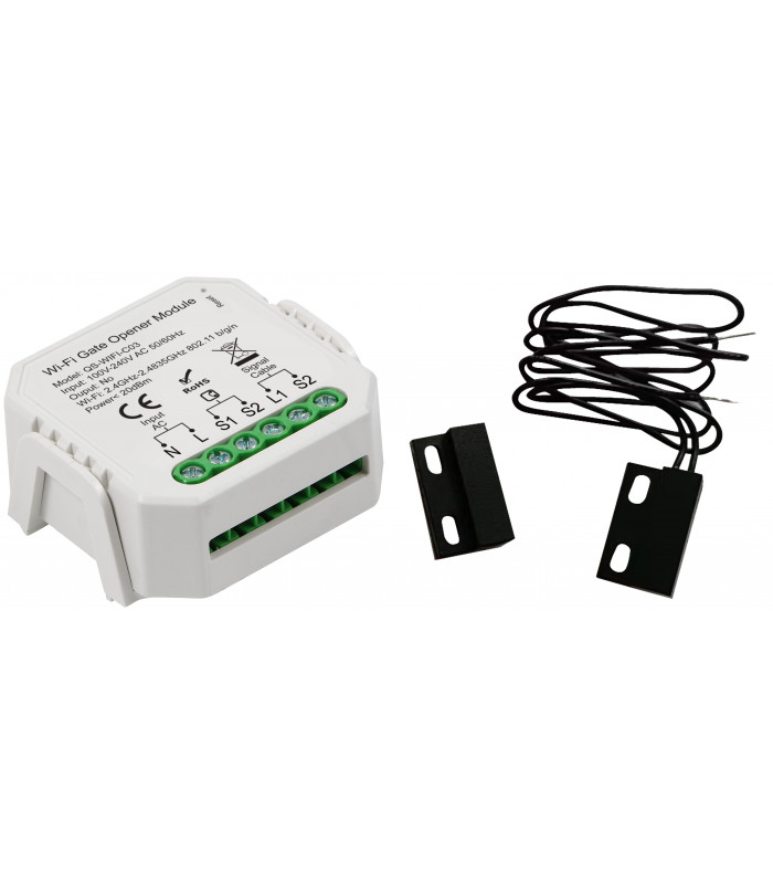 Sterownik bramy garażowej i przesuwnej TUYA WiFi z czujnikiem