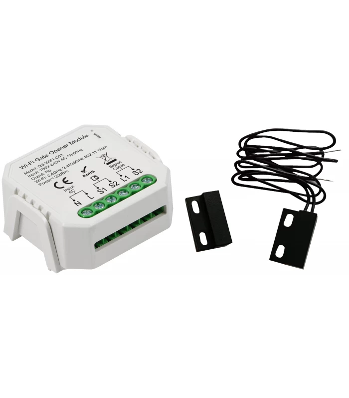 Sterownik bramy garażowej i przesuwnej TUYA WiFi z czujnikiem