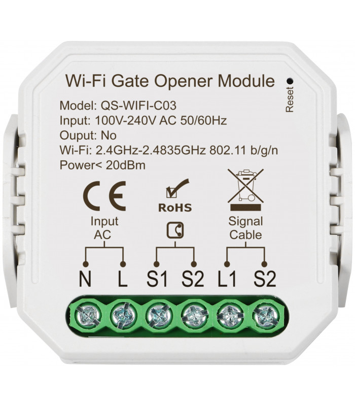 Sterownik bramy garażowej i przesuwnej TUYA WiFi z czujnikiem