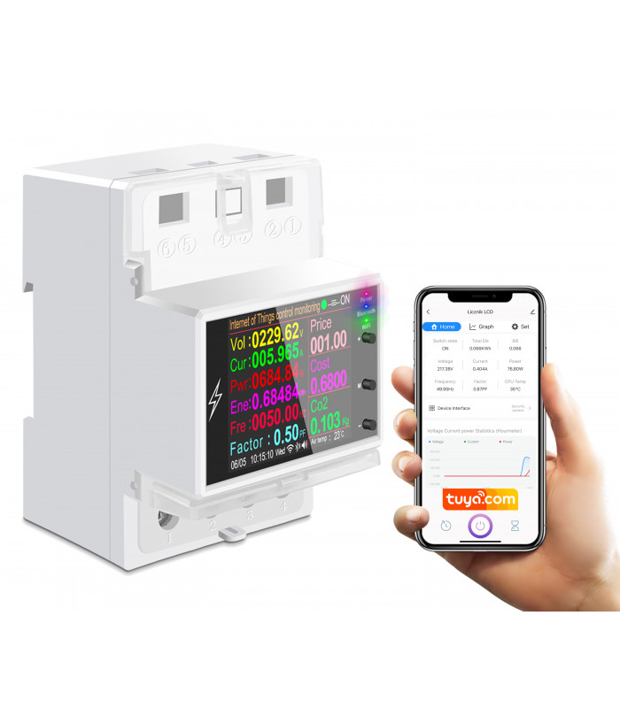 Licznik prądu WiFi Tuya