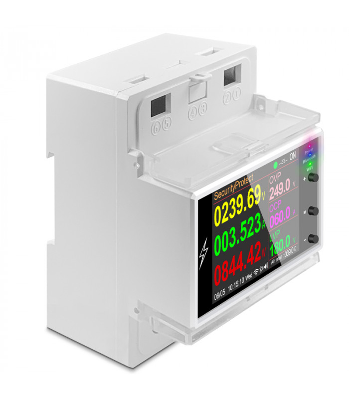 Licznik prądu energii elektrycznej TUYA WiFi z przekaźnikiem