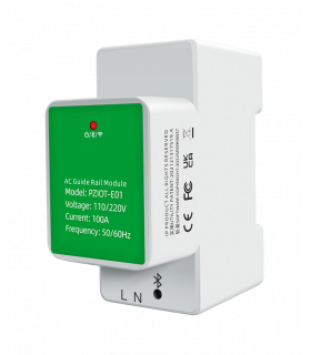 Licznik energii prądu mocy TUYA WiFi na szynę DIN