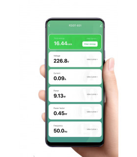 Licznik energii prądu mocy TUYA WiFi na szynę DIN