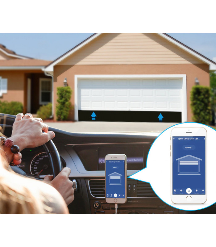 Sterownik bramy garażowej TUYA ZigBee 3.0 z czujnikiem 5-24VDC