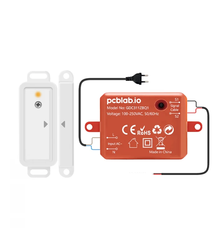 Sterownik bramy garażowej TUYA ZigBee 3.0 z czujnikiem 5-24VDC