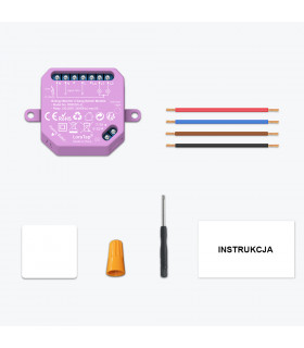 Podwójny przekaźnik WiFi TUYA z pomiarem prądu 10A