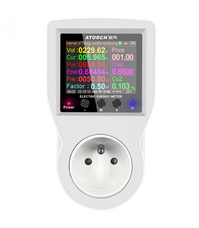 Licznik miernik energii elektrycznej prądu WiFi Tuya