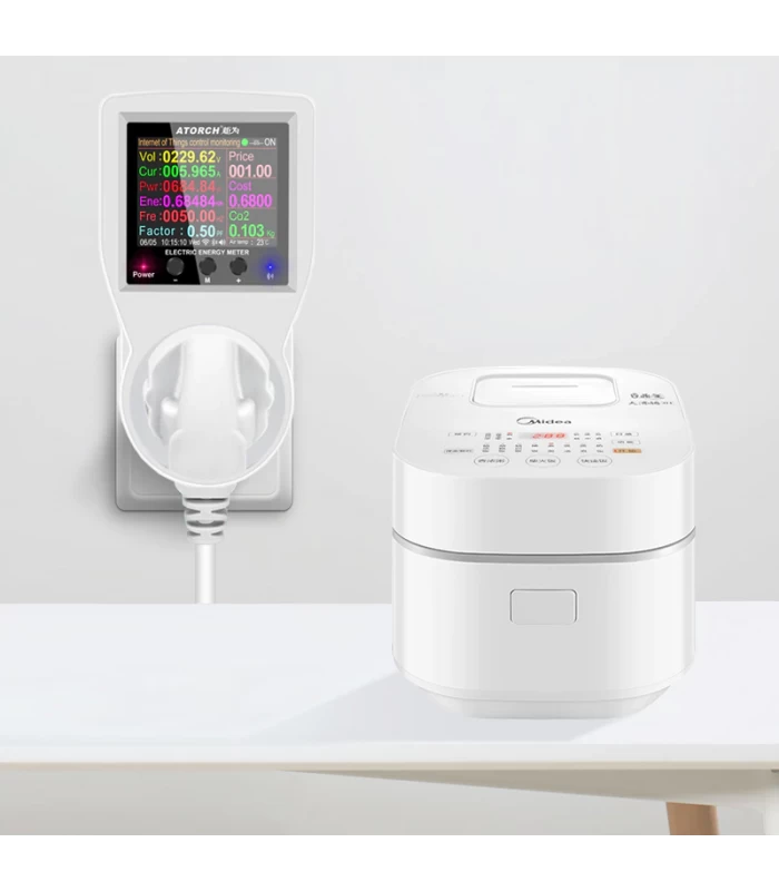 Licznik energii TUYA WiFi do gniazdka z przekaźnikiem 16A