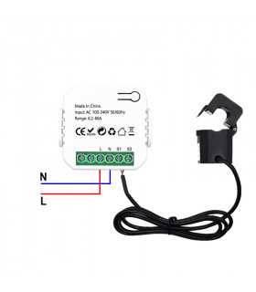 Licznik energii z przekładnikiem 80A WiFi TUYA