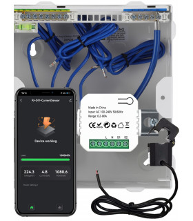 Licznik energii z przekładnikiem 80A WiFi TUYA