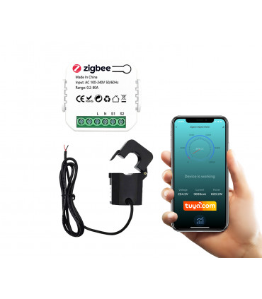 Licznik energii z przekładnikiem 80A ZigBee TUYA