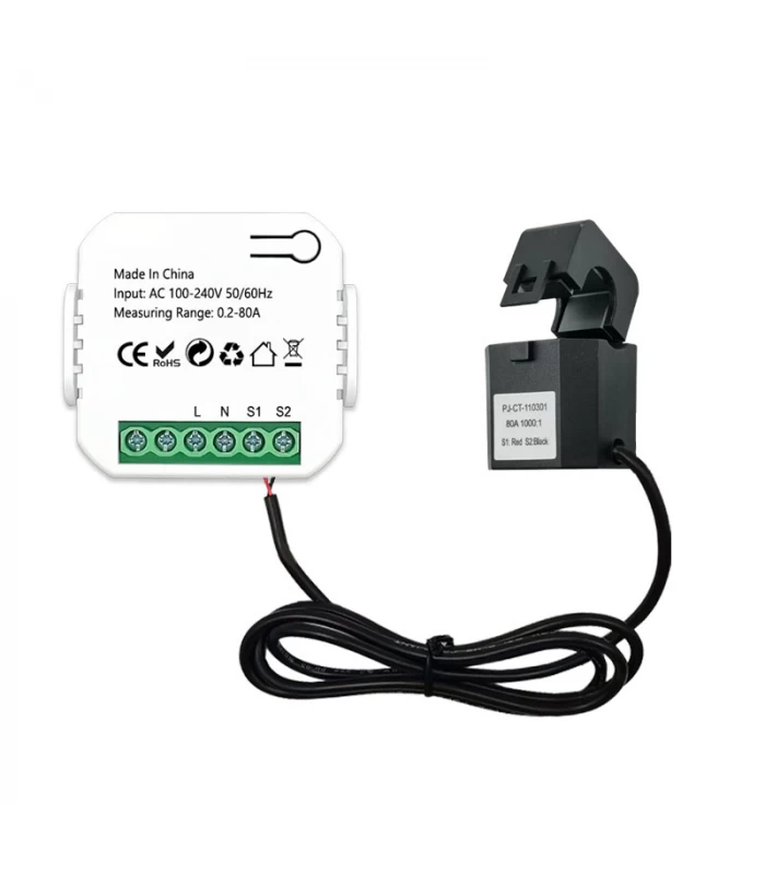 Licznik energii z przekładnikiem 80A ZigBee TUYA