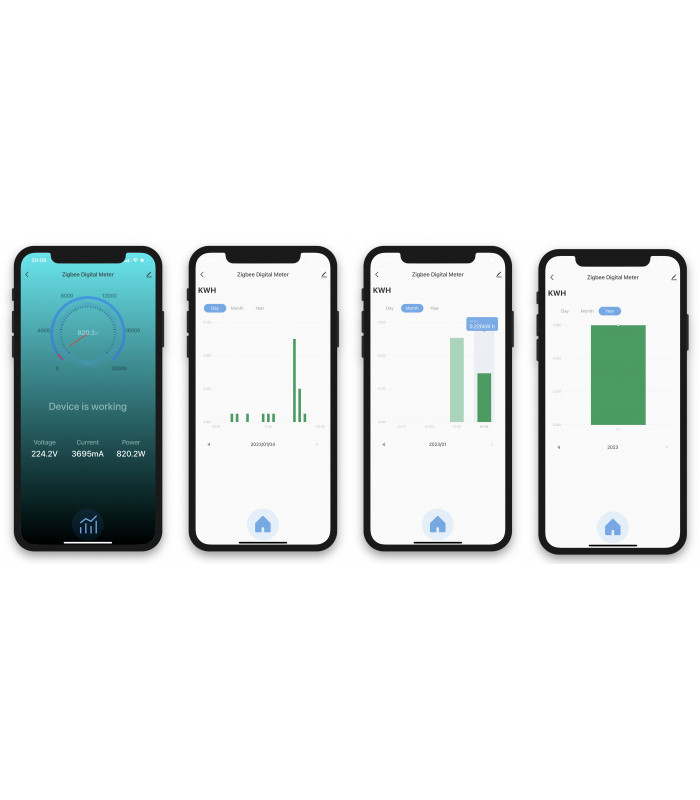 Licznik energii z przekładnikiem 80A ZigBee TUYA