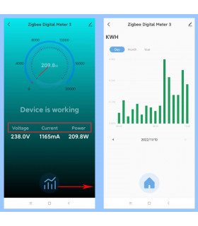 Licznik energii z przekładnikiem 80A ZigBee TUYA