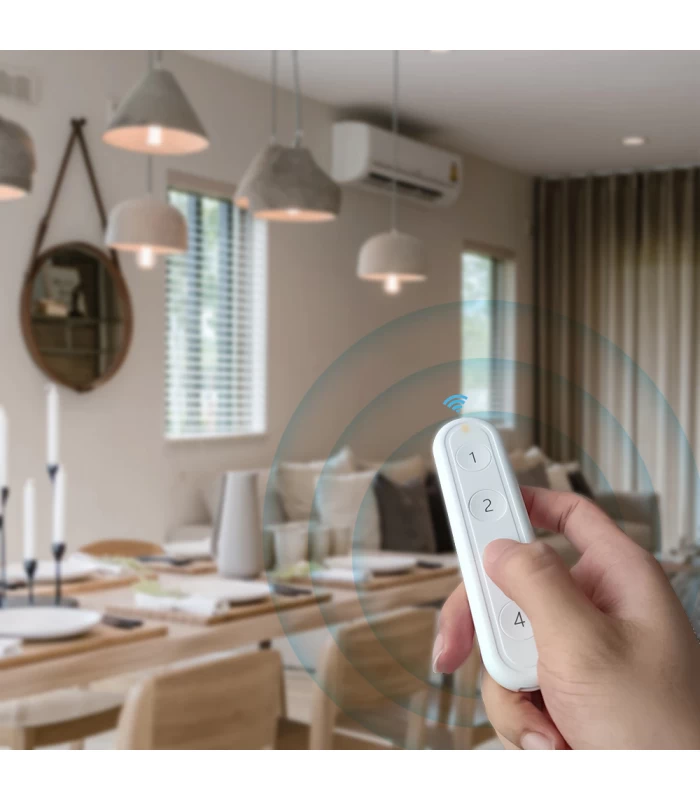 Pilot przycisk ZigBee TUYA 4 kanały 12 scen z uchwytem