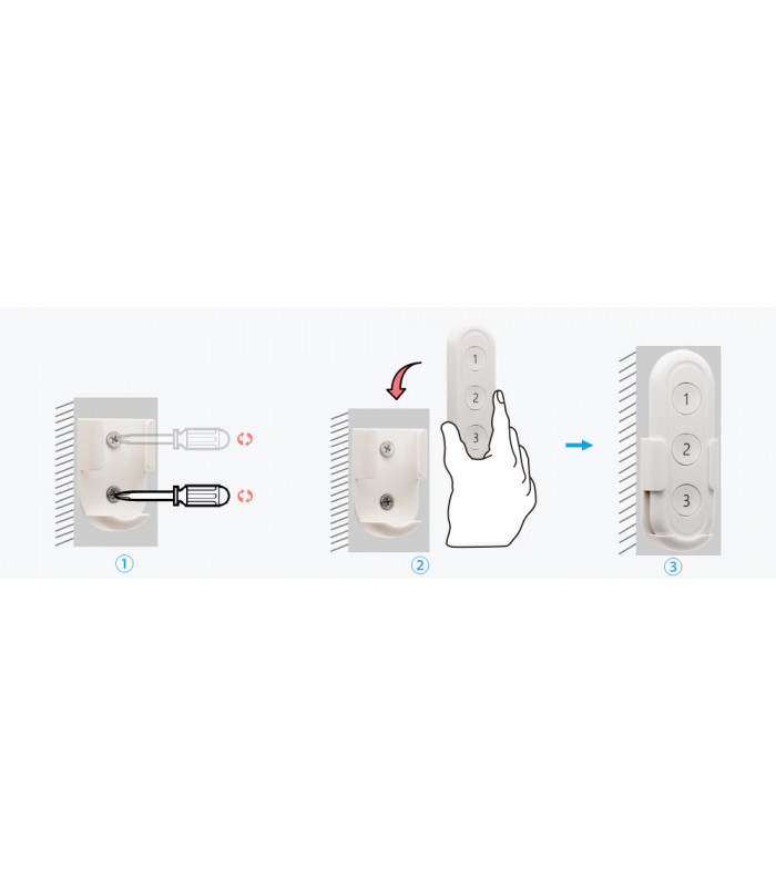 Pilot przycisk ZigBee TUYA Smart z uchwytem czarny