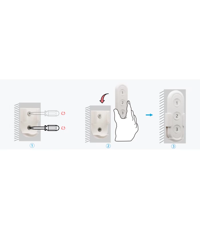 Pilot przycisk ZigBee TUYA Smart z uchwytem czarny