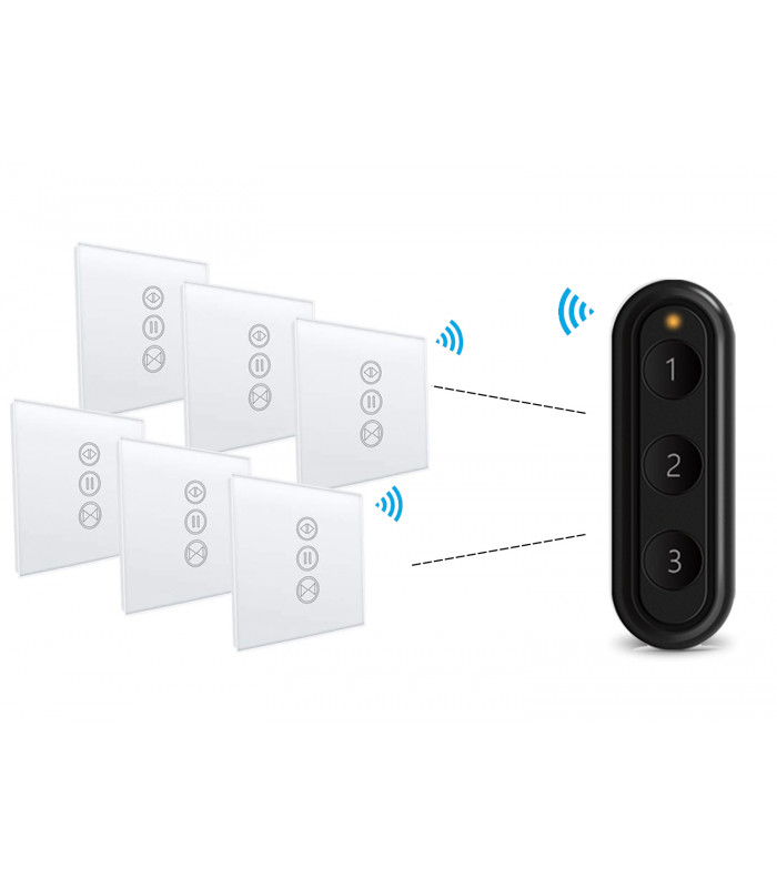 Pilot przycisk ZigBee TUYA Smart z uchwytem czarny
