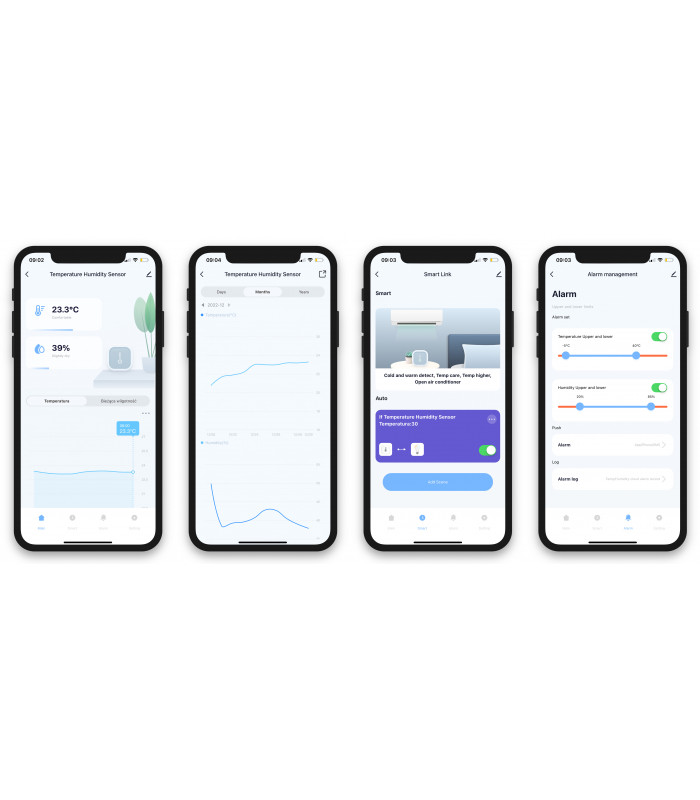 Czujnik temperatury i wilgotności ZigBee Tuya
