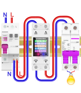 Inteligentny licznik WiFi do pomiaru energii elektrycznej TUYA Smart