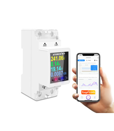 Inteligentny licznik energii elektrycznej WiFi Tuya