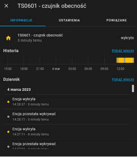 Mikrofalowy czujnik obecności ZigBee 3.0