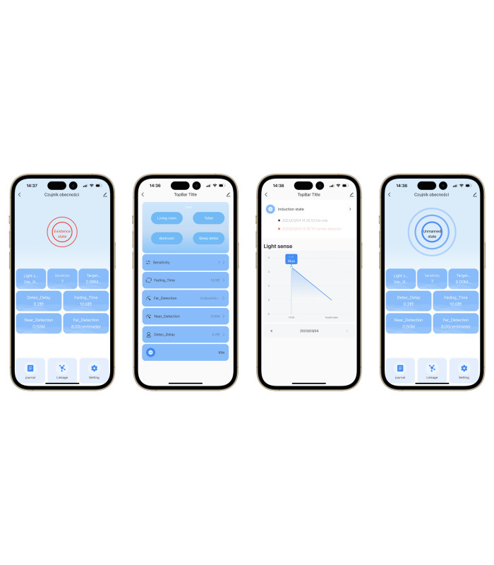 Mikrofalowy czujnik obecności ZigBee 3.0